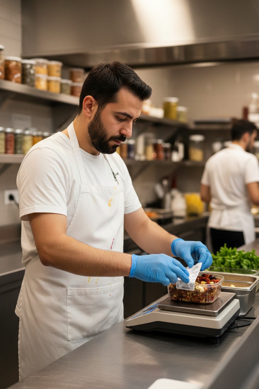 Emre Doğan, meze atölye sorumlusu